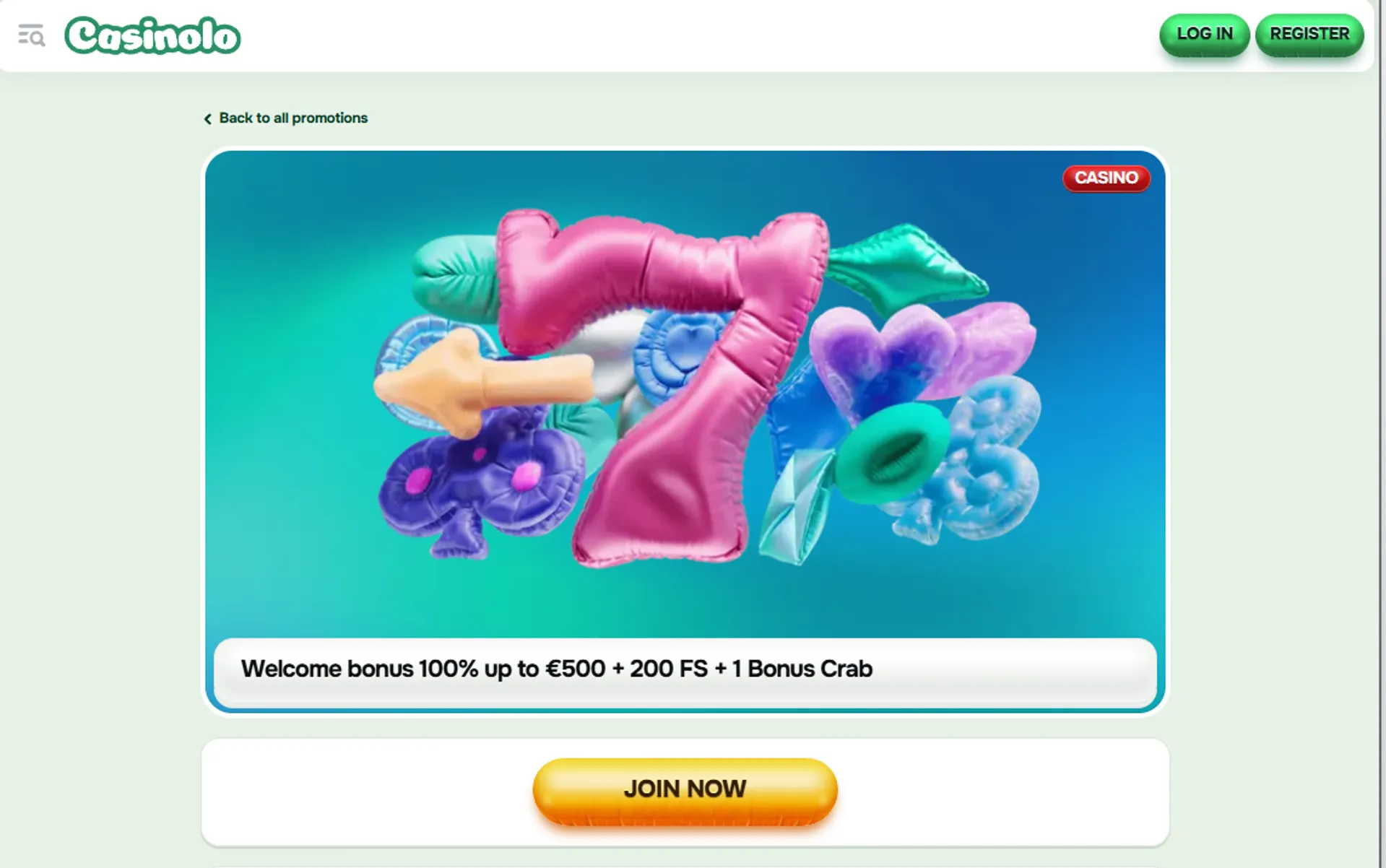 Código promocional pagbet